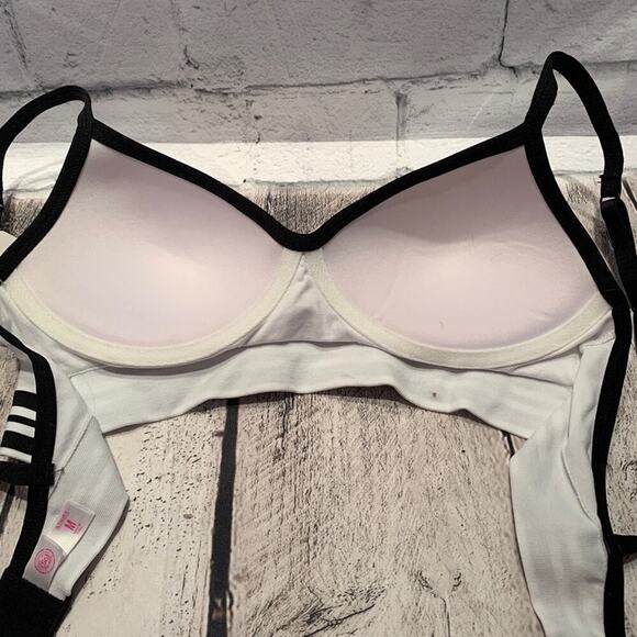 SO Junior/Girl's White/Black Sports Bra - Size: Medium - NWT - Picture 5 of 5